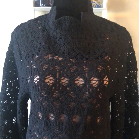 ZARA crochet lace dress - Picture 6 of 12